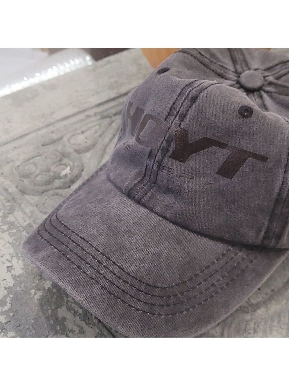 Gray baseball hat adjustable - Picture 2 of 4